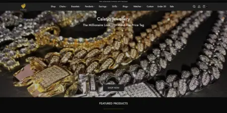 jewellery store website